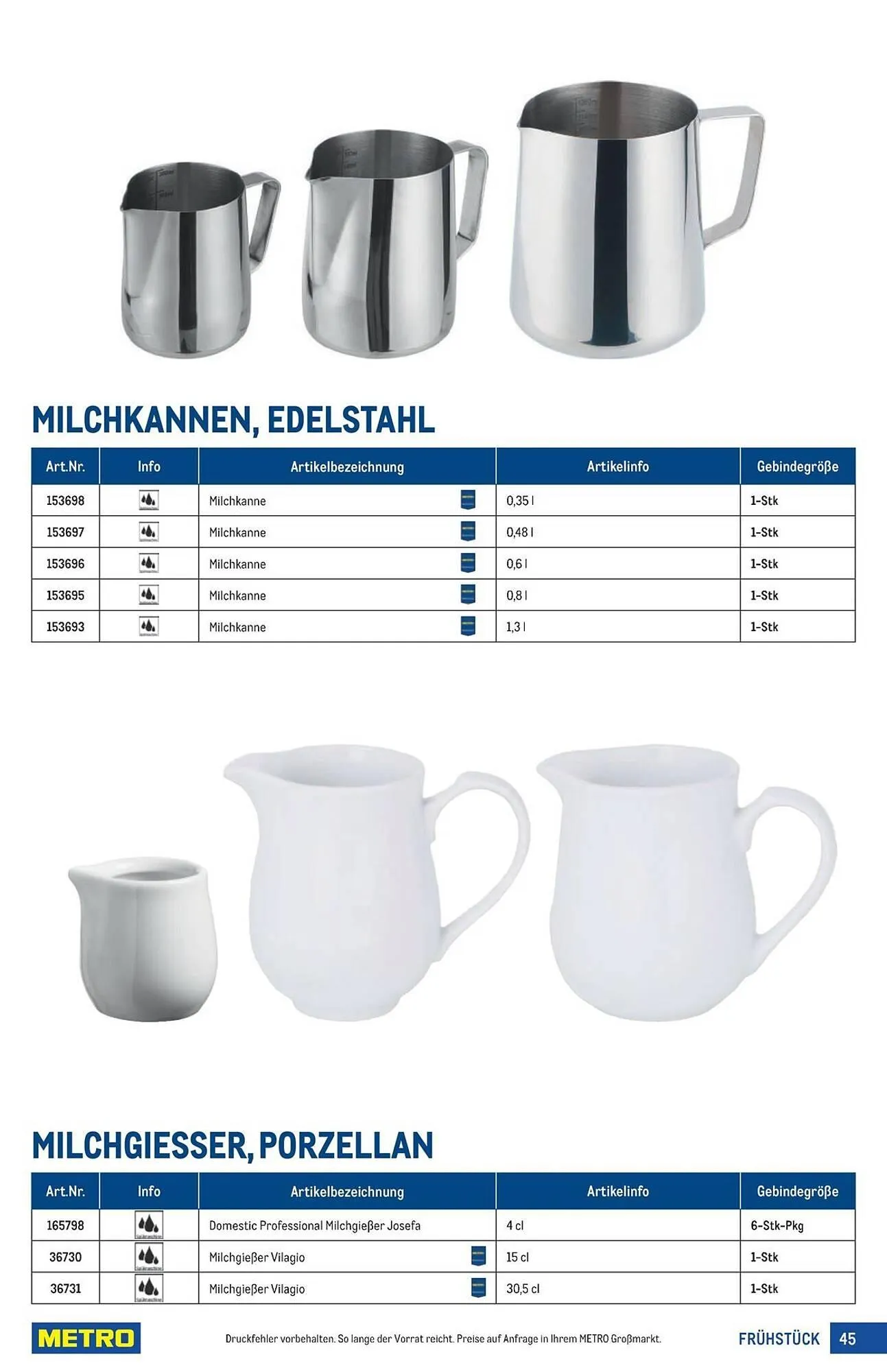 Metro Flugblatt von 18. März bis 1. April 2026 - Flugblätt seite  45