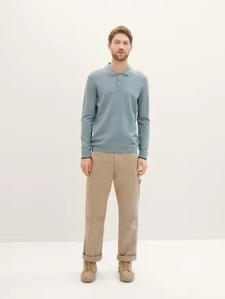 Langarm Poloshirt mit LENZING