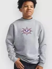 Star Checker Crew Kids Sweater