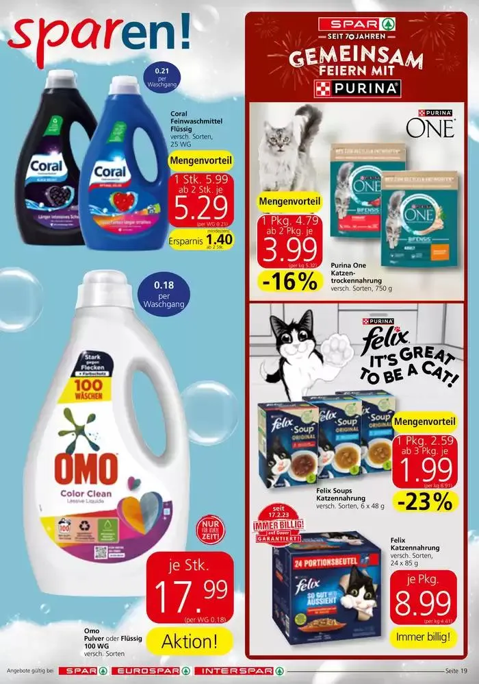 Rabatte und Aktionen von 30. Oktober bis 13. November 2024 - Flugblätt seite 19