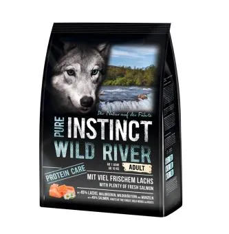 PURE INSTINCT WILD RIVER mit Lachs für Hunde 1 kg