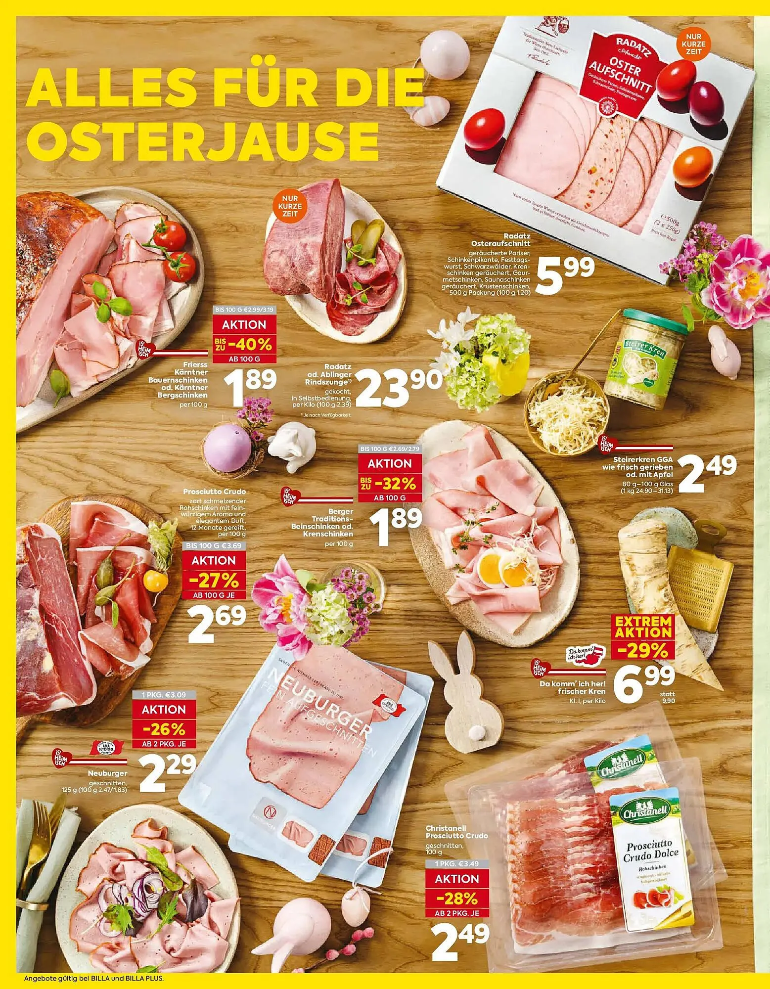 Billa Flugblatt von 26. März bis 4. April 2026 - Flugblätt seite  10