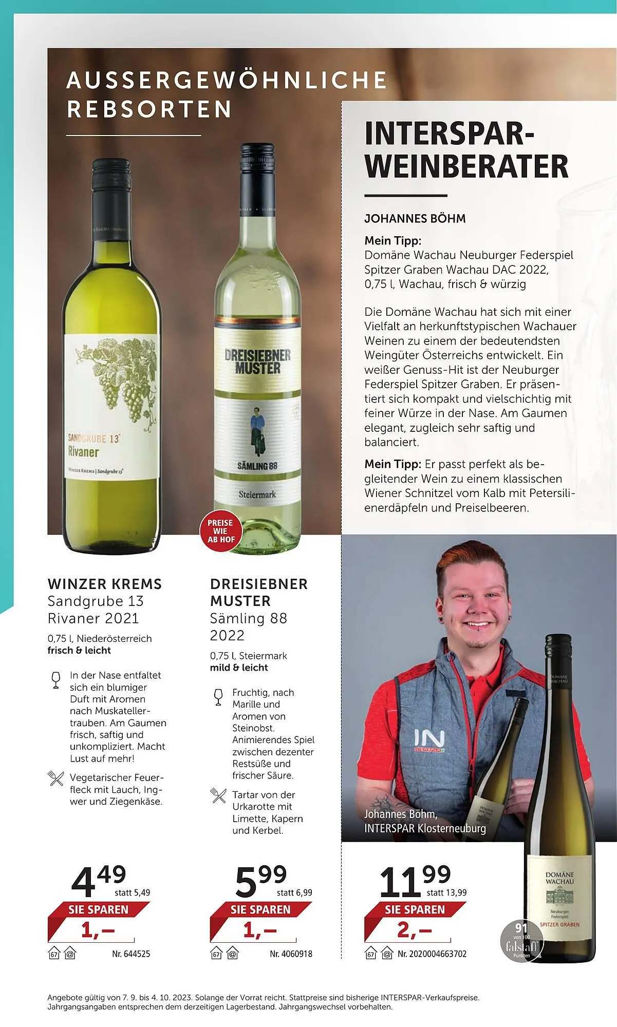 Interspar Flugblatt von 1. September bis 30. September 2023 - Flugblätt seite 8
