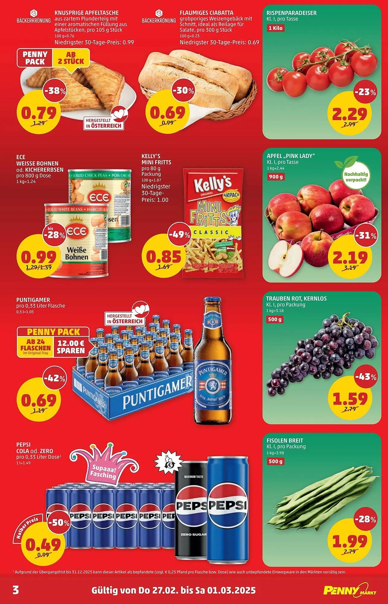 PENNY Flugblatt von 27. Februar bis 5. März 2025 - Flugblätt seite  3