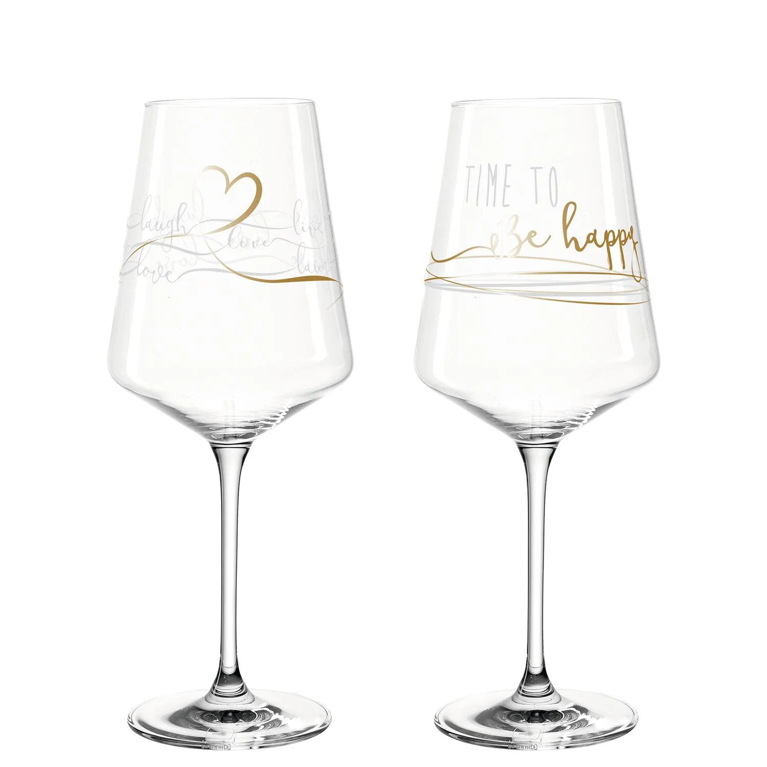 2 Weingläser PRESENTE 560 ml 'Happy'