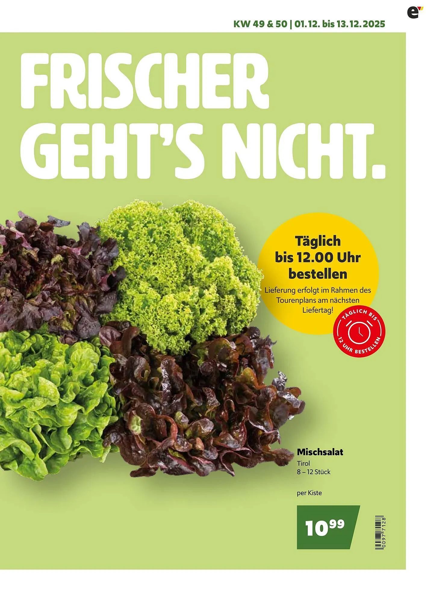 Eurogast Grissemann Flugblatt von 1. Dezember bis 12. Dezember 2025 - Flugblätt seite  5