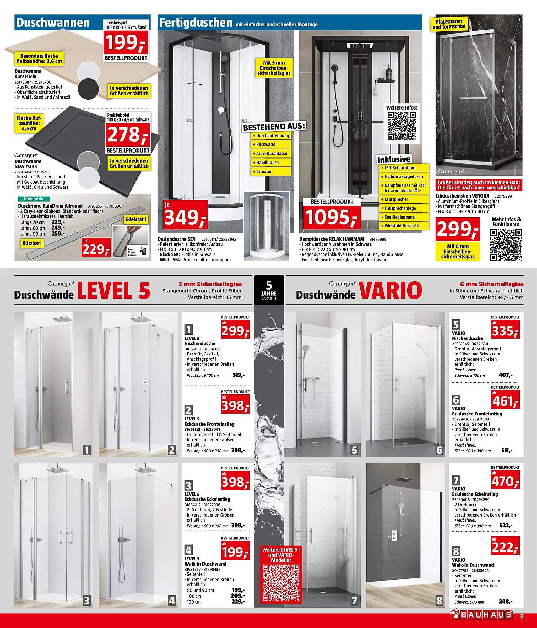 Bauhaus Flugblatt von 15. Oktober bis 4. November 2025 - Flugblätt seite  3