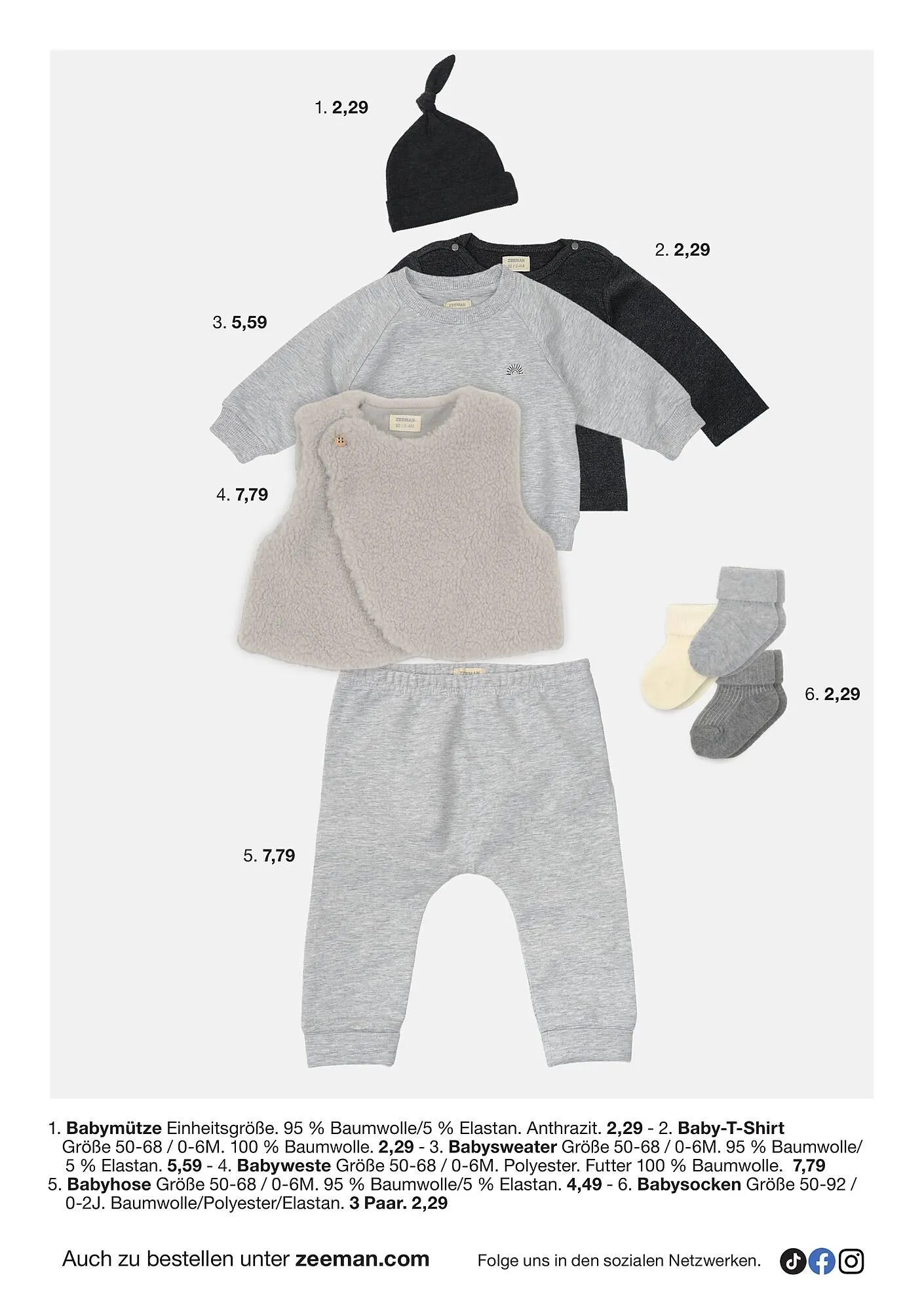 Zeeman Prospekt von 27. Dezember bis 9. Jänner 2026 - Flugblätt seite  12