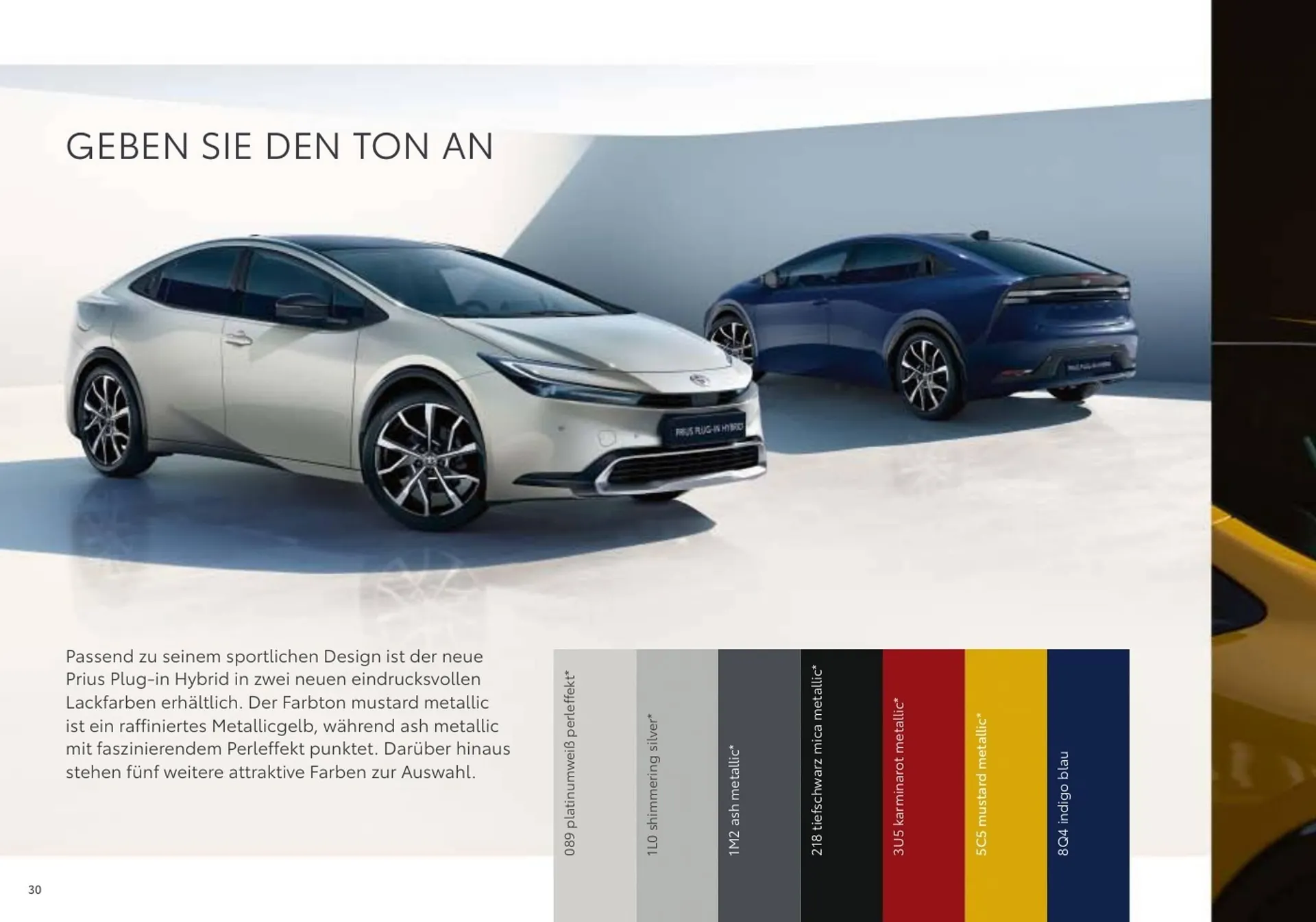 Toyota Flugblatt von 1. April bis 20. Oktober 2026 - Flugblätt seite 30