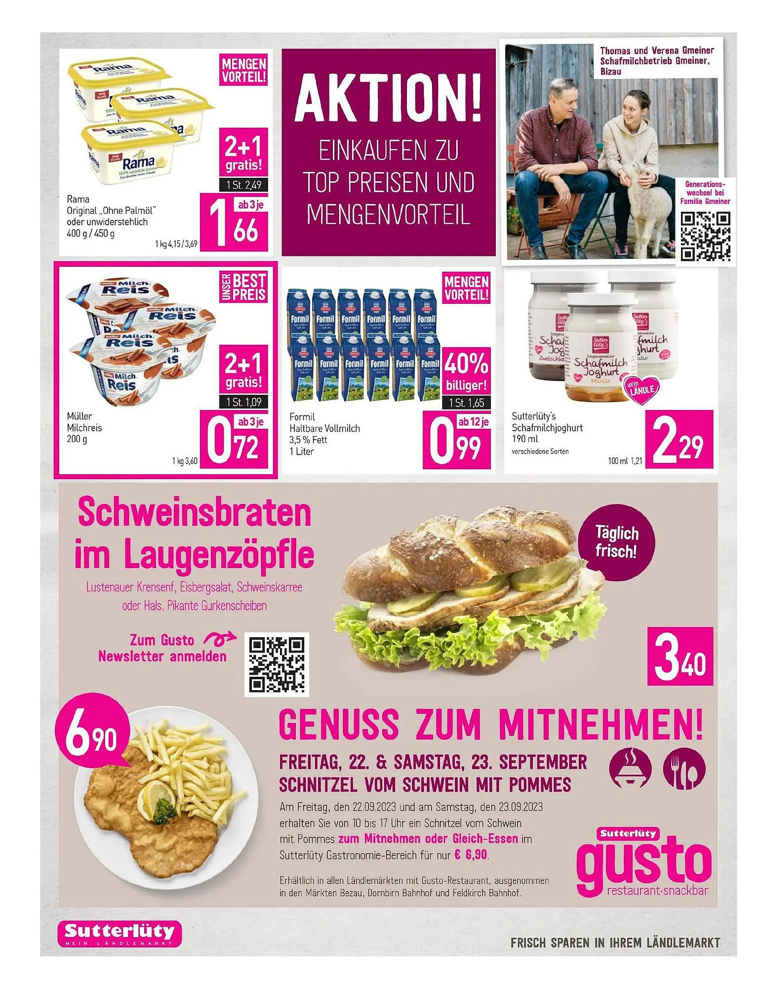 Sutterlüty Flugblatt von 21. September bis 26. September 2023 - Flugblätt seite  4