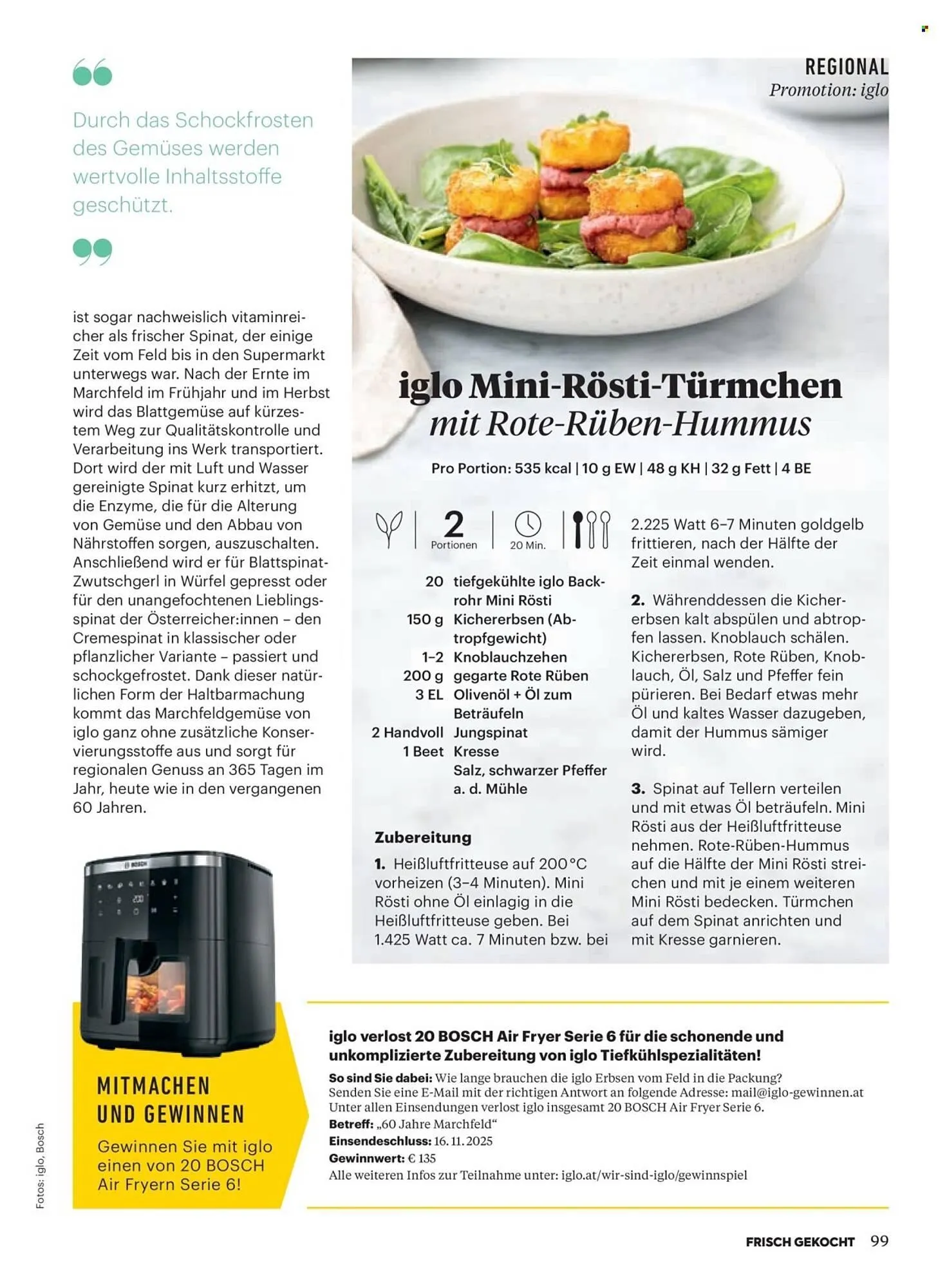 Billa Flugblatt von 1. November bis 30. November 2025 - Flugblätt seite 95