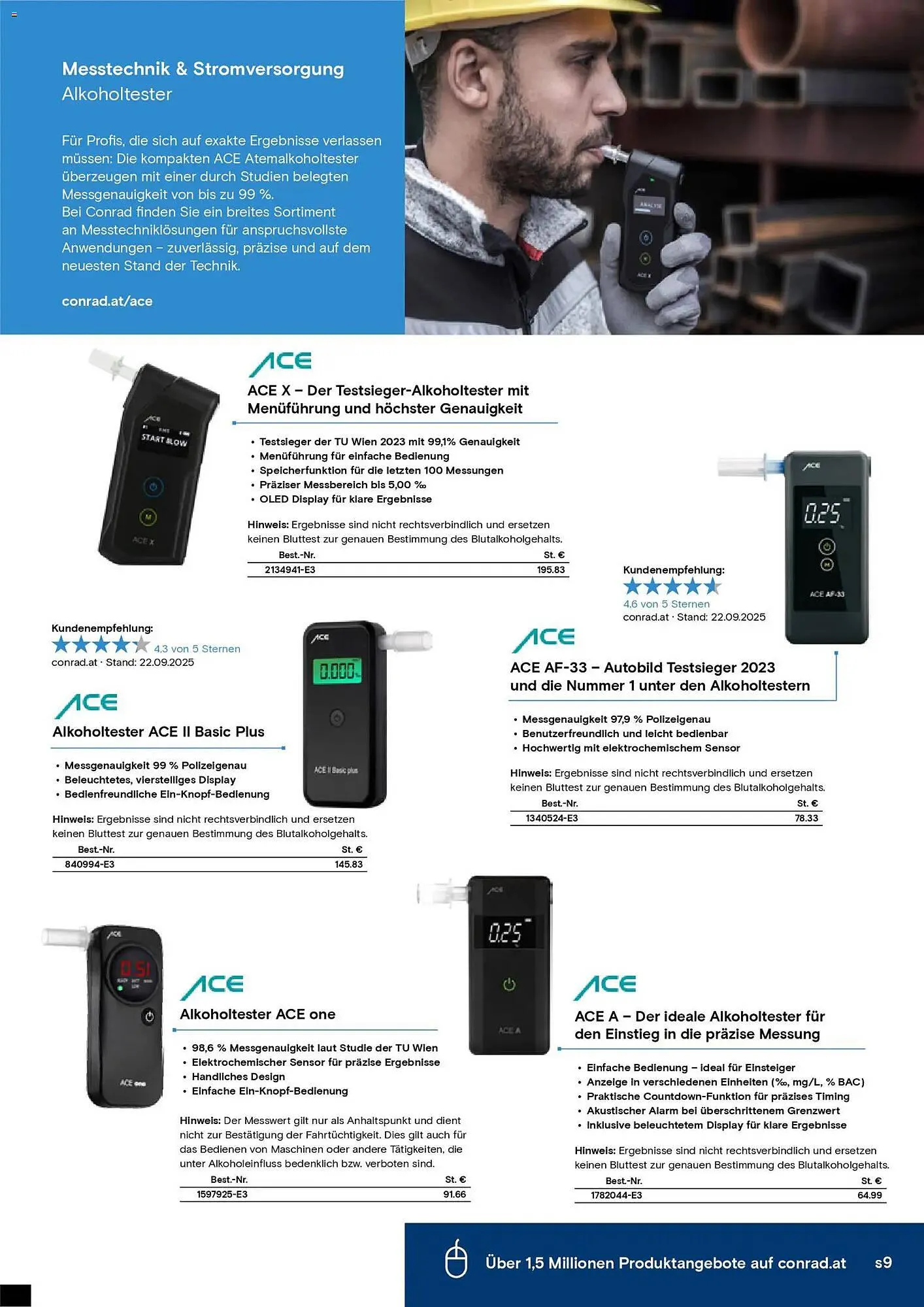Conrad Katalog von 23. Oktober bis 31. Dezember 2025 - Flugblätt seite 9