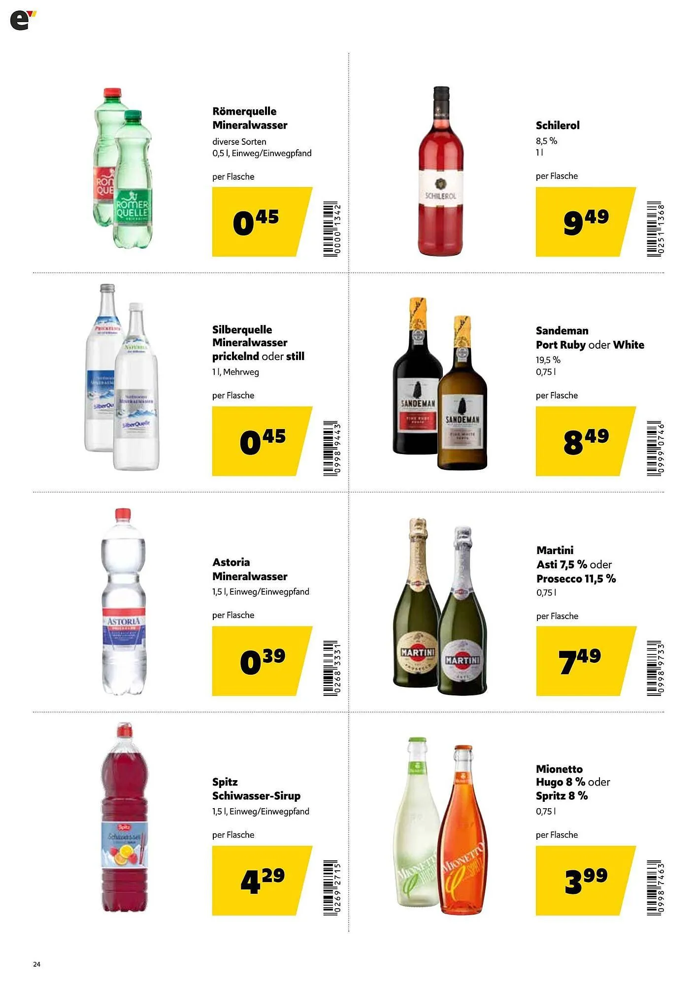 Eurogast Grissemann Flugblatt von 27. Jänner bis 8. Februar 2025 - Flugblätt seite  24