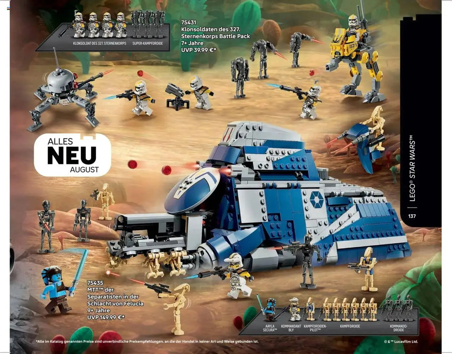 Lego Flugblatt von 1. September bis 31. Dezember 2025 - Flugblätt seite  137