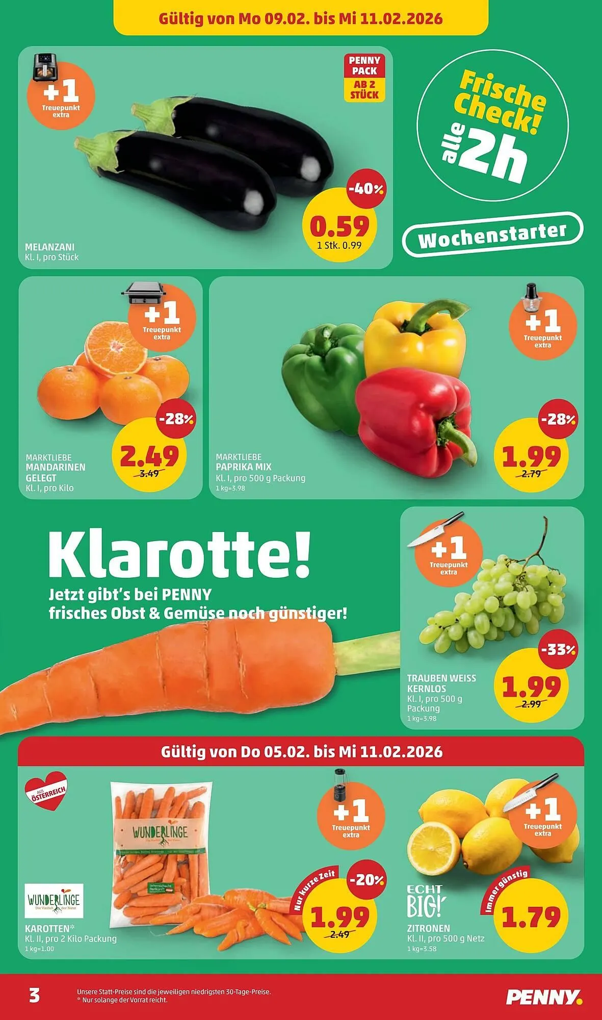 PENNY Flugblatt von 5. Februar bis 11. Februar 2026 - Flugblätt seite  3