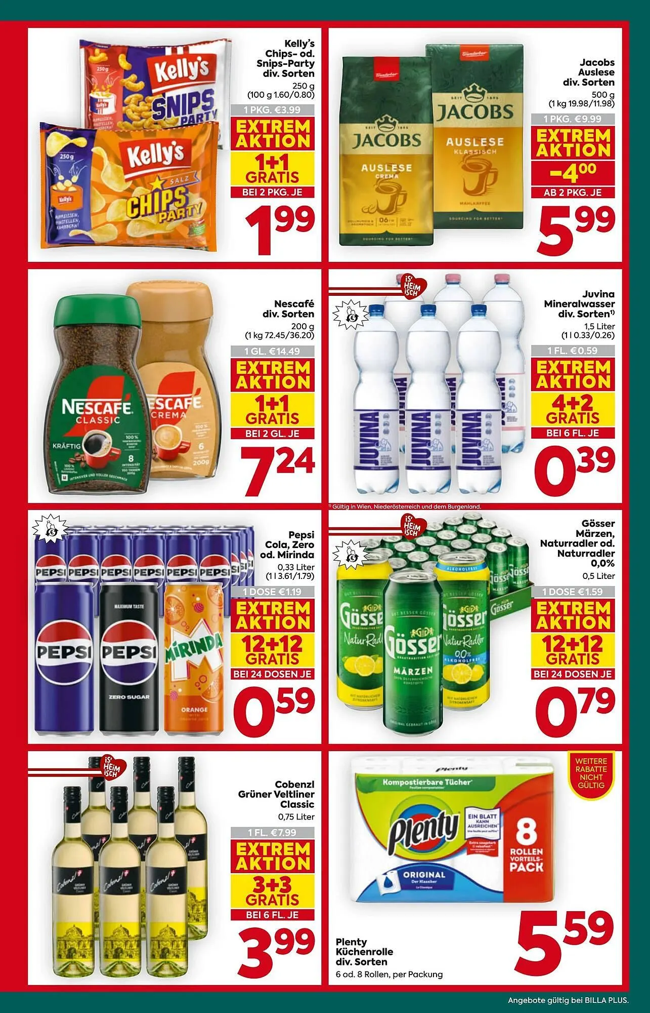 Billa Flugblatt von 7. April bis 15. April 2026 - Flugblätt seite 7