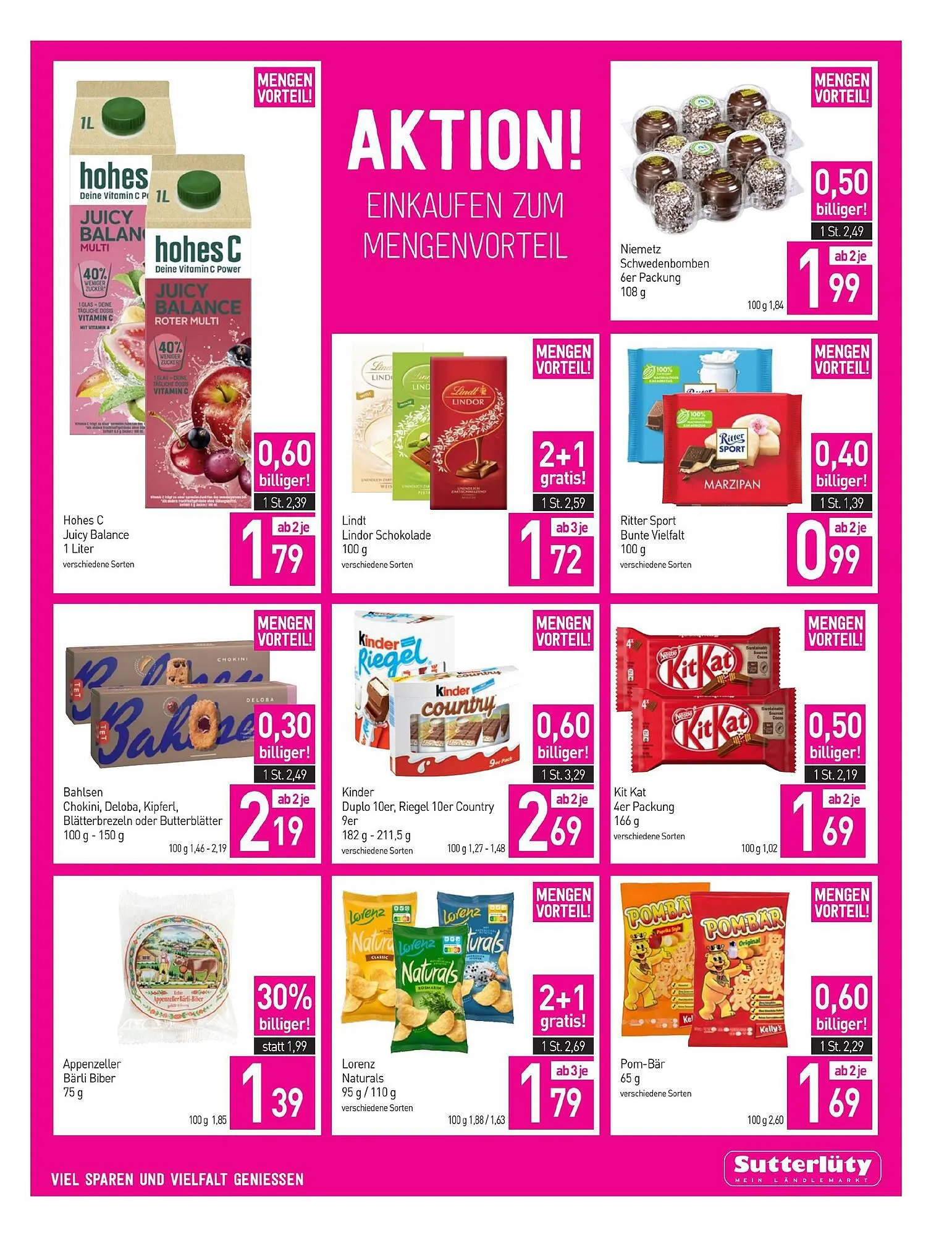 Sutterlüty Flugblatt von 21. September bis 26. September 2023 - Flugblätt seite  11