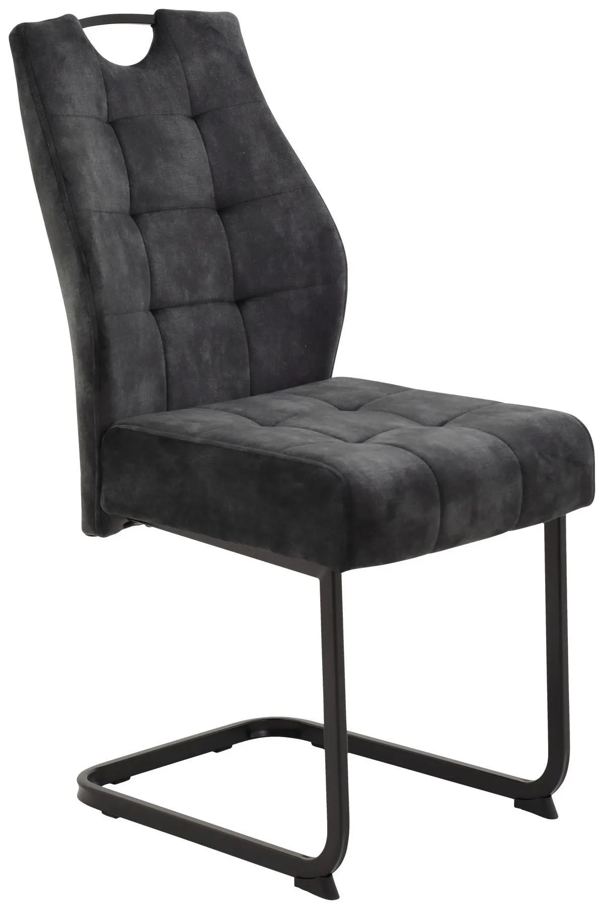 Emilia Vintage Anthrazit Gepolstert