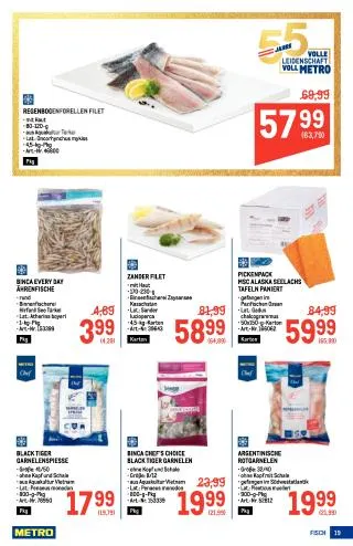 METRO Flugblatt Food - Metro Profi von 3. September bis 16. September 2026 - Flugblätt seite 19