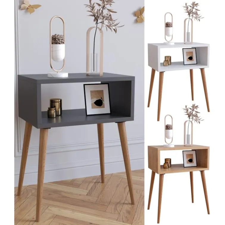 VCM Nachtschrank Beistelltisch Konsole Boxspring Nachttisch Singol M