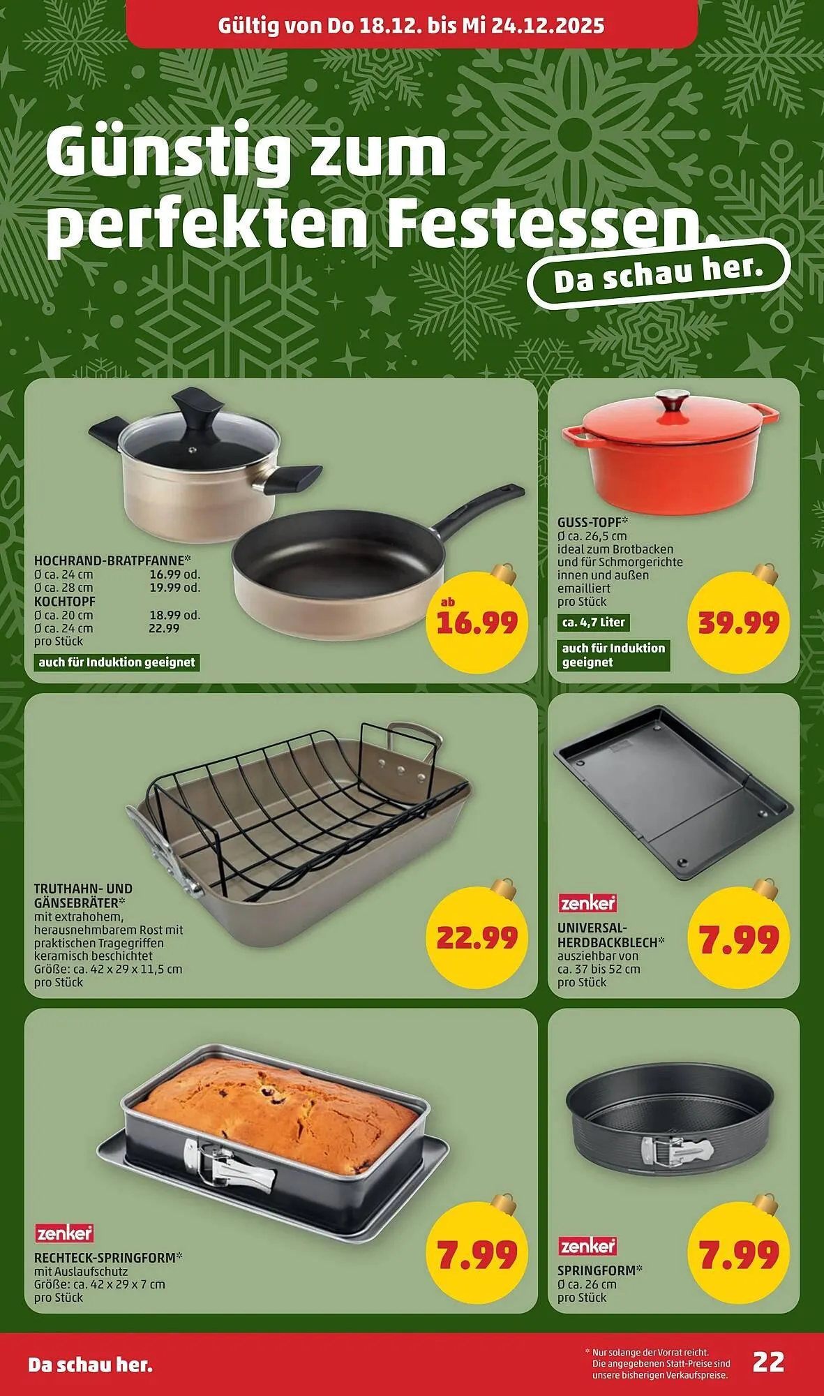 PENNY Flugblatt von 18. Dezember bis 24. Dezember 2025 - Flugblätt seite  22