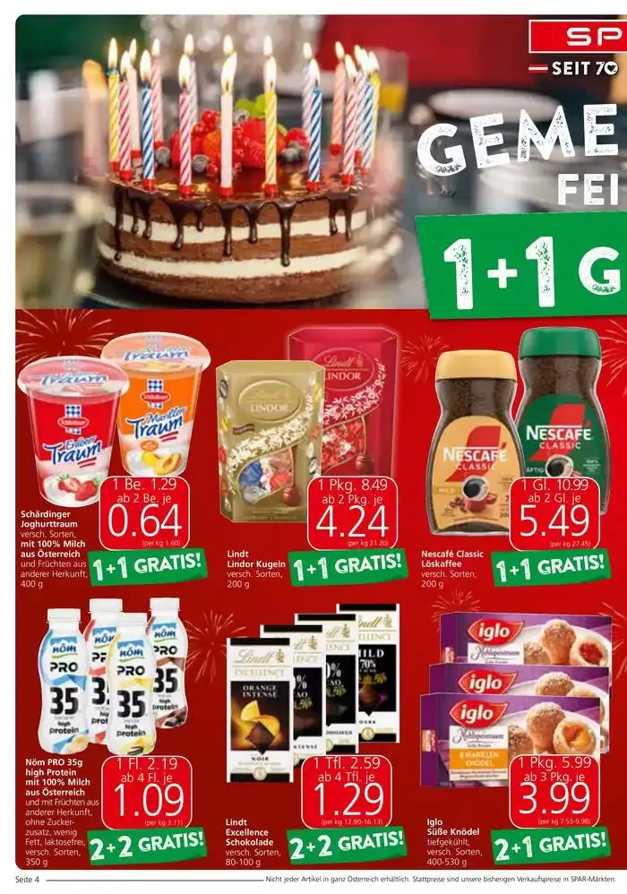 Rabatte und Aktionen von 30. Oktober bis 13. November 2024 - Flugblätt seite 4