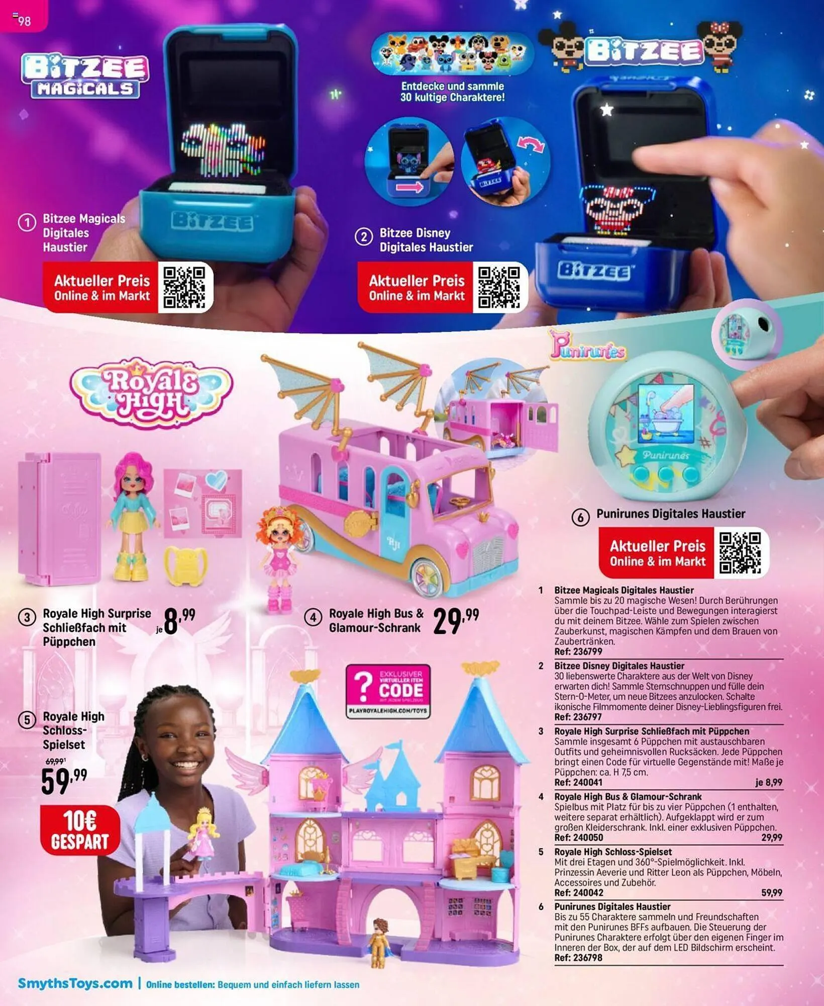 Smyths Toys Flugblatt von 25. September bis 13. Dezember 2024 - Flugblätt seite  98