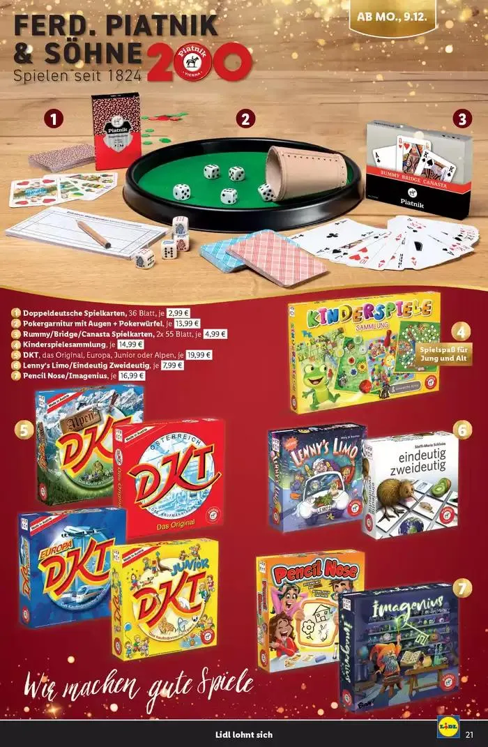 Sonderflyer Spielwarenkatalog von 4. November bis 14. Dezember 2024 - Flugblätt seite 21
