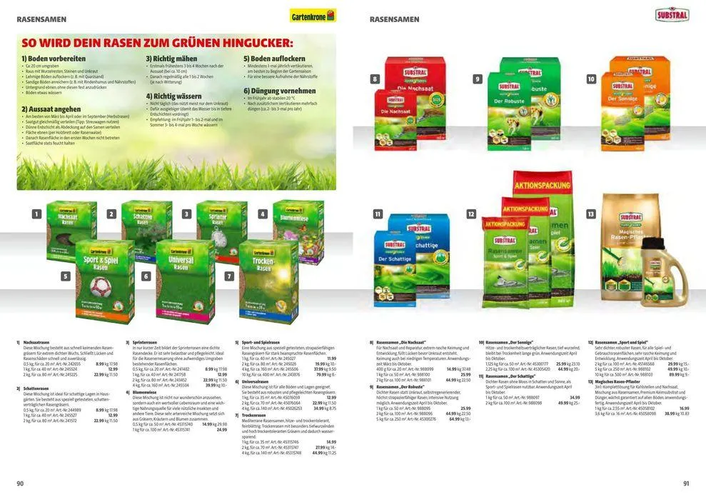 GARTENJAHR KATALOG 2024 von 8. März bis 31. Dezember 2024 - Flugblätt seite  95