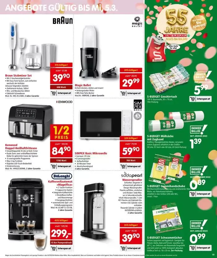 Attraktive Angebote entdecken von 19. Februar bis 5. März 2025 - Flugblätt seite 19