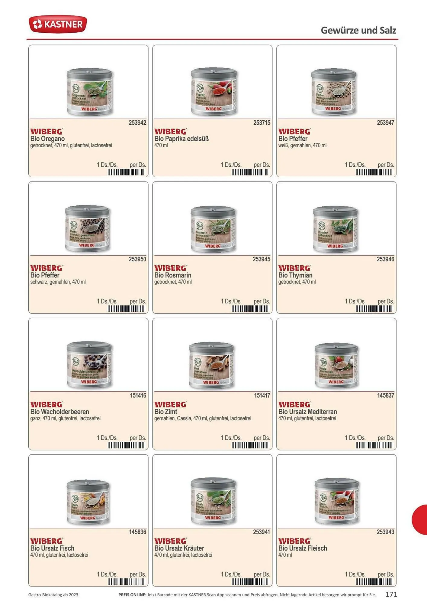 Kastner Flugblatt von 15. September bis 30. Dezember 2023 - Flugblätt seite  173