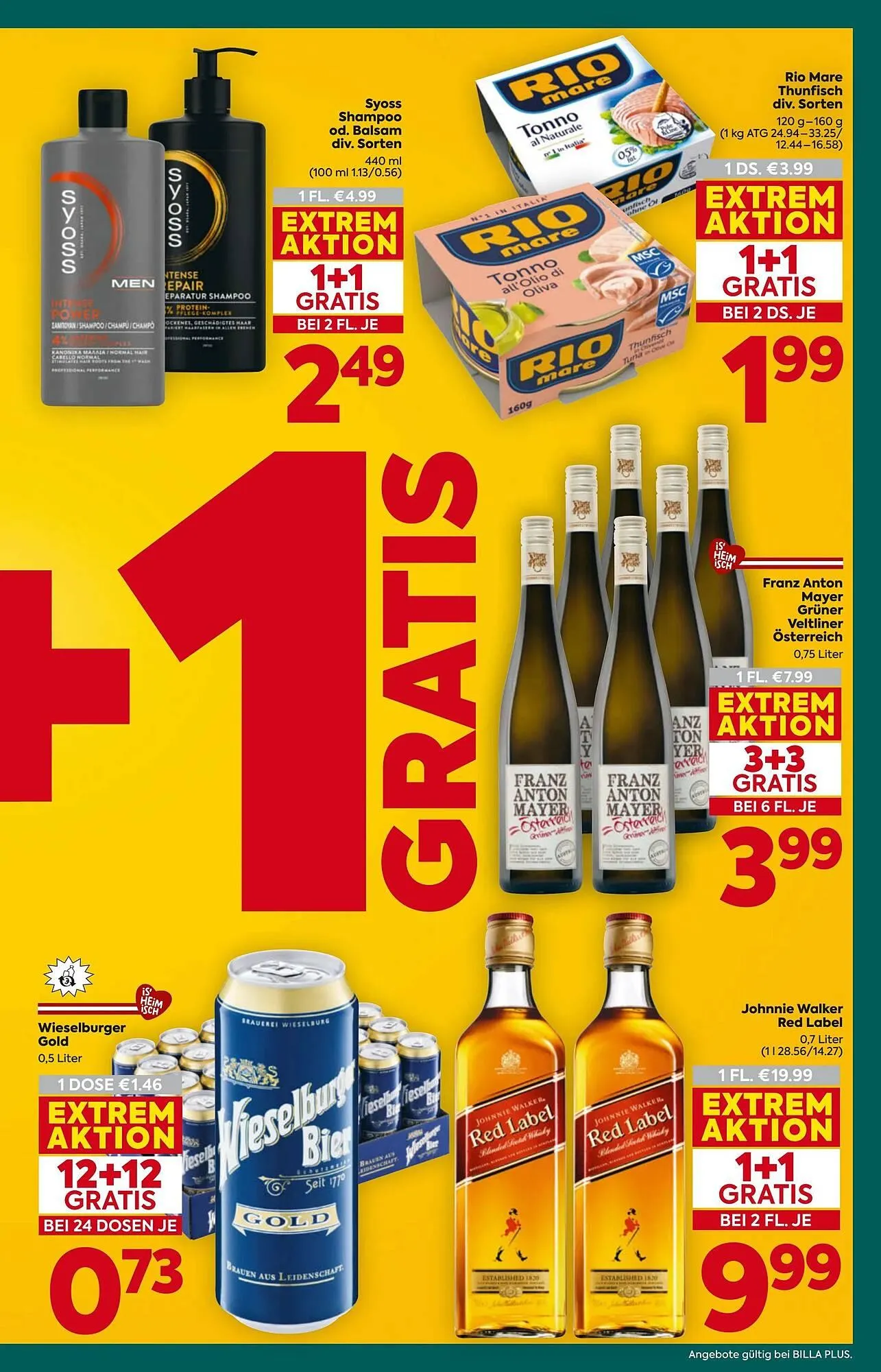 Billa Flugblatt von 22. Jänner bis 28. Jänner 2026 - Flugblätt seite  7