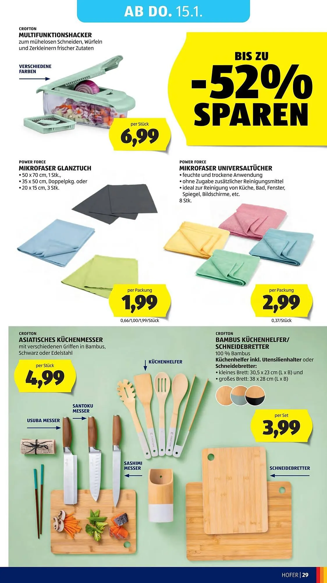 Hofer Flugblatt von 9. Jänner bis 15. Jänner 2026 - Flugblätt seite  33