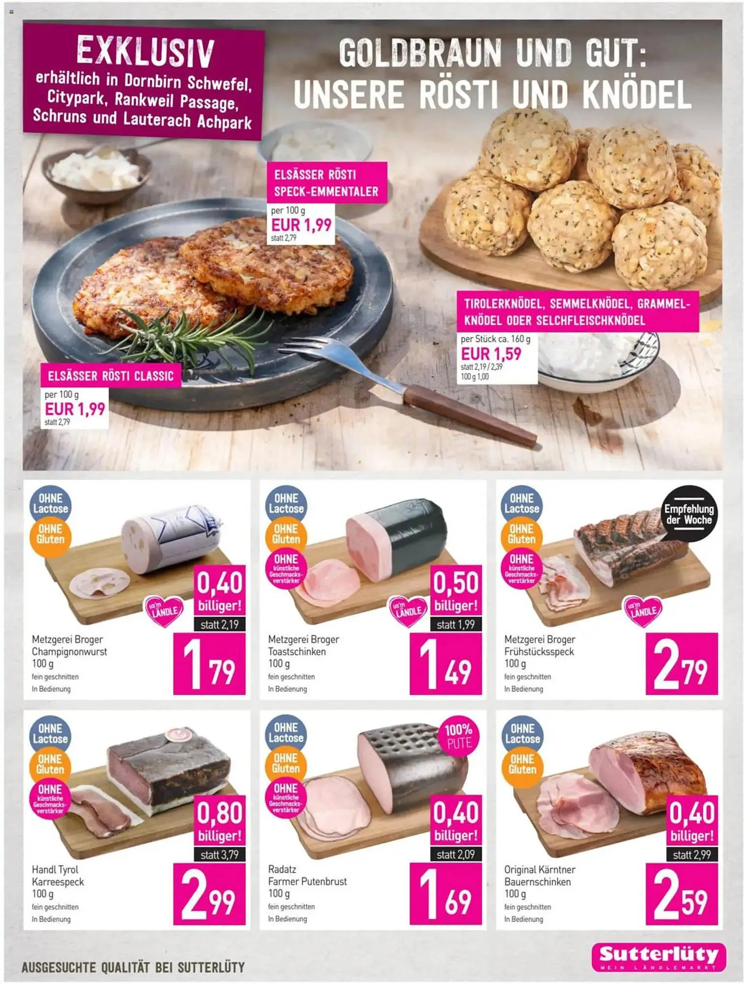 Sutterlüty Flugblatt von 30. Oktober bis 4. November 2025 - Flugblätt seite  9