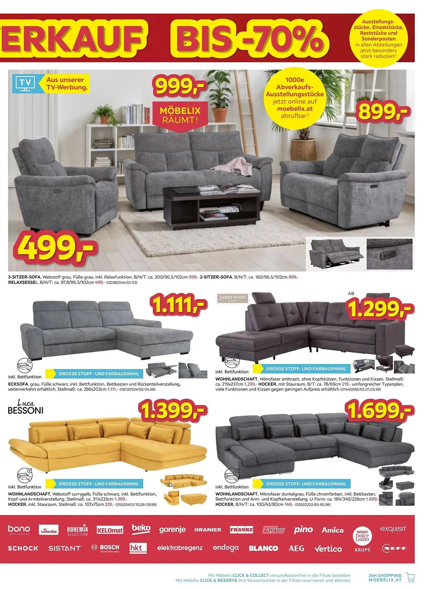 Möbelix Prospekt von 5. Jänner bis 13. Jänner 2026 - Flugblätt seite  7