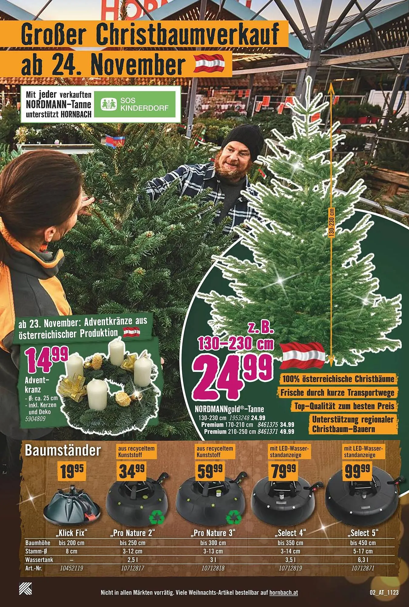 Hornbach Flugblatt von 19. November bis 19. Dezember 2023 - Flugblätt seite  2