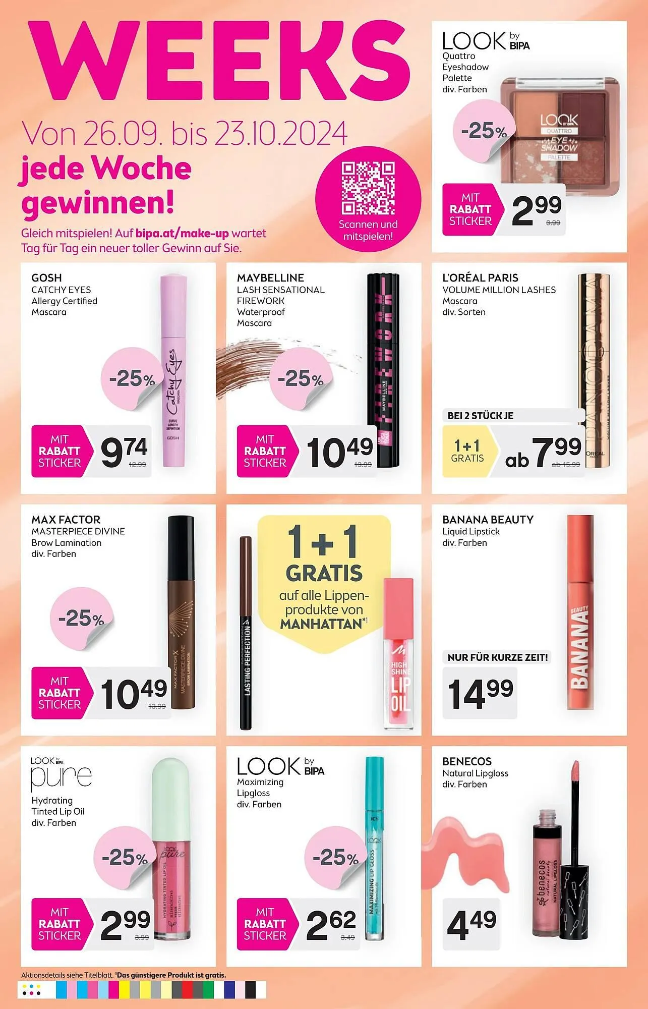 Bipa Flugblatt von 26. September bis 10. Oktober 2024 - Flugblätt seite  3