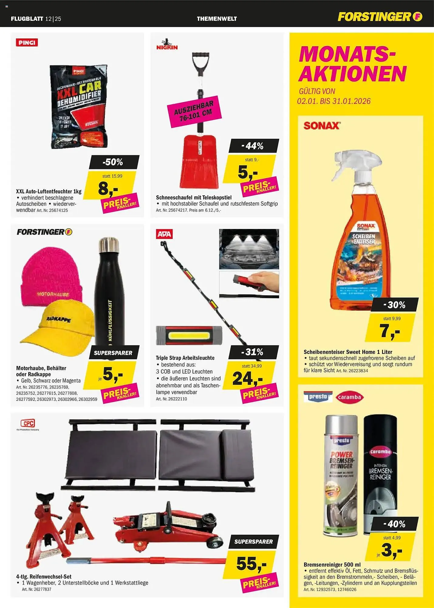 Forstinger Flugblatt von 17. Dezember bis 10. Jänner 2026 - Flugblätt seite  5