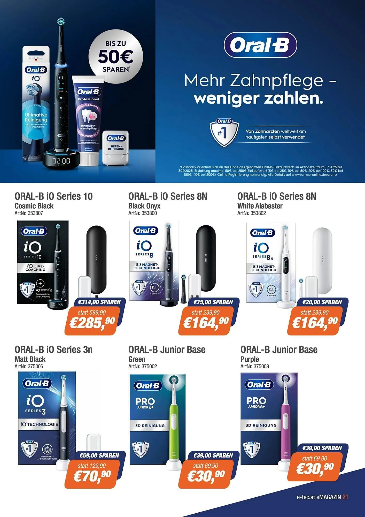 E-tec Flugblatt von 15. September bis 31. Oktober 2025 - Flugblätt seite  21