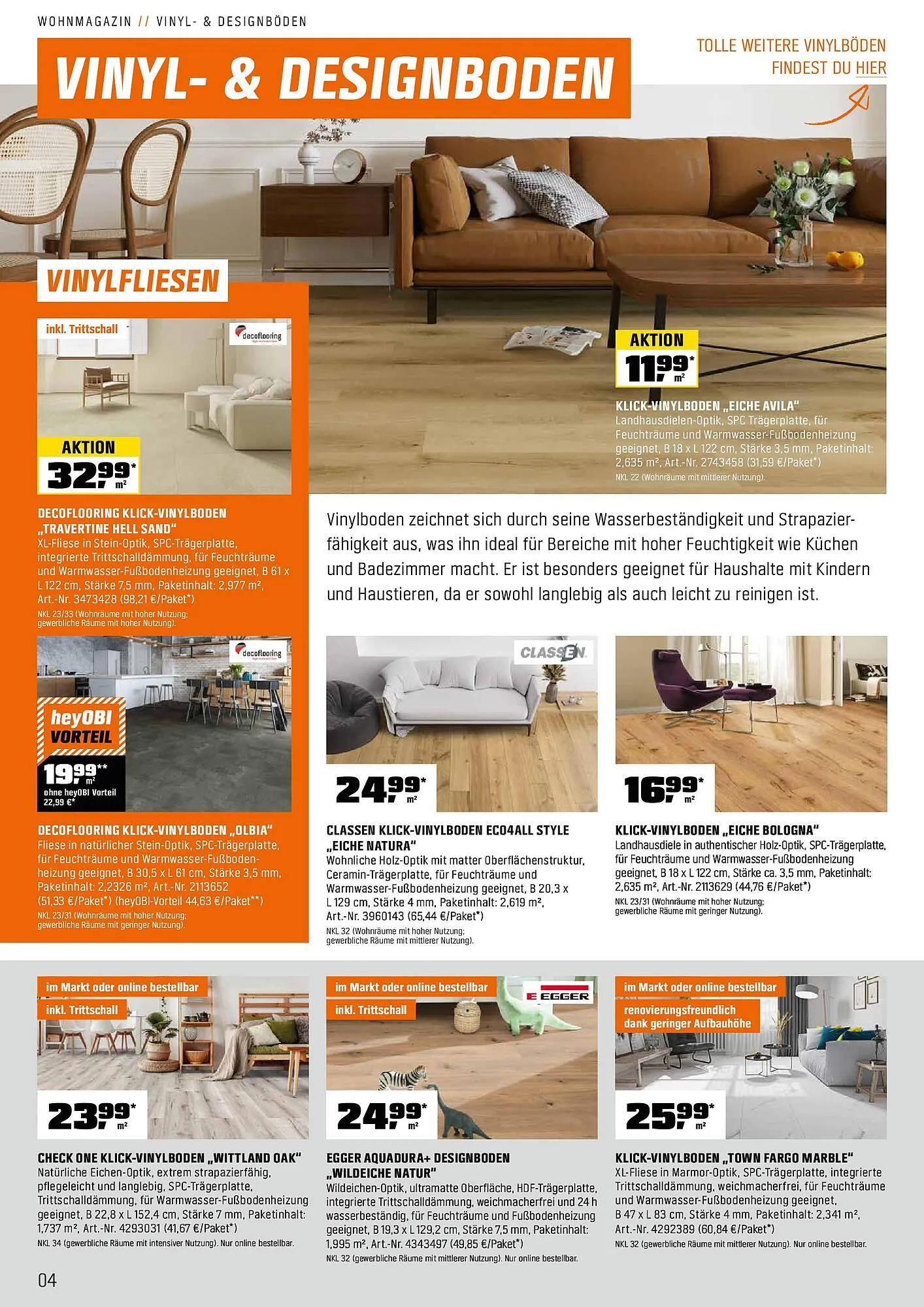 OBI Flugblatt von 16. Oktober bis 30. November 2025 - Flugblätt seite 4