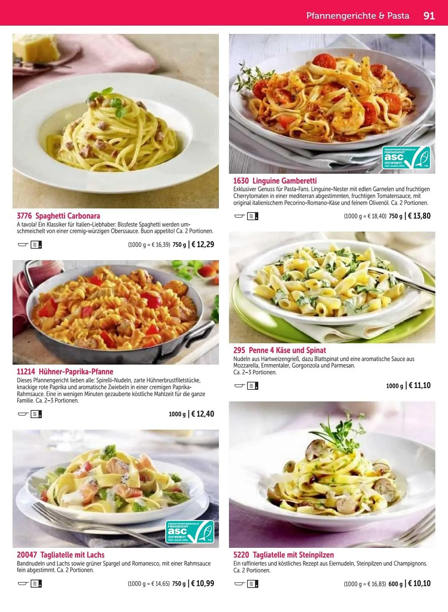 Bofrost Flugblatt von 25. September bis 29. Februar 2024 - Flugblätt seite  91