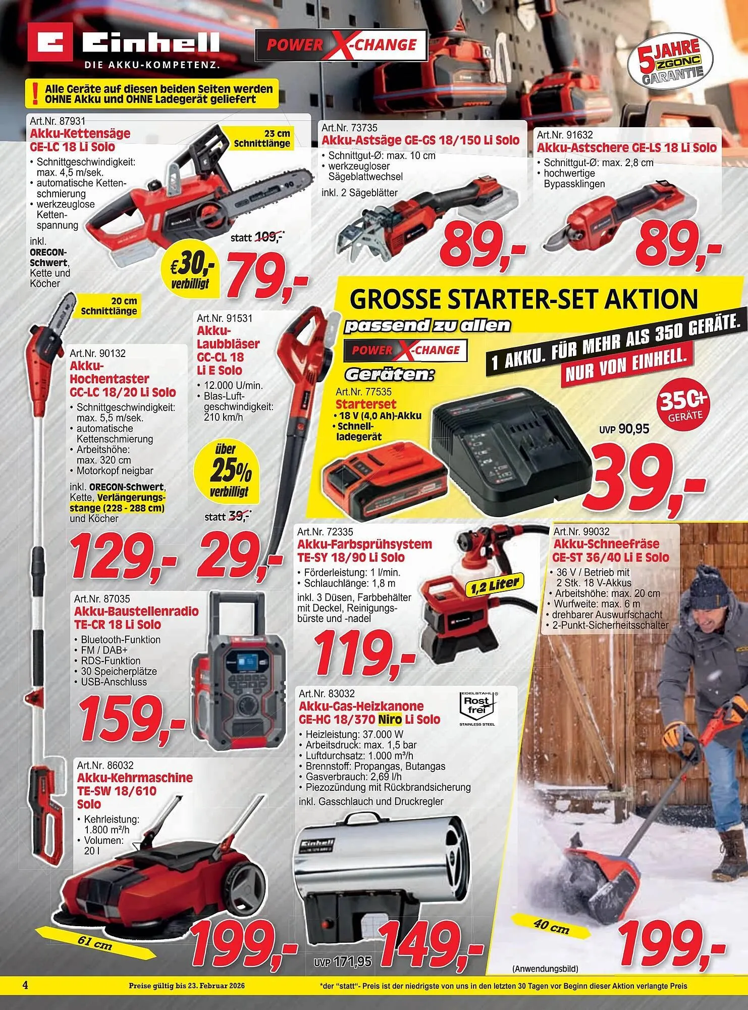 Zgonc Flugblatt von 1. Februar bis 23. Februar 2026 - Flugblätt seite  4