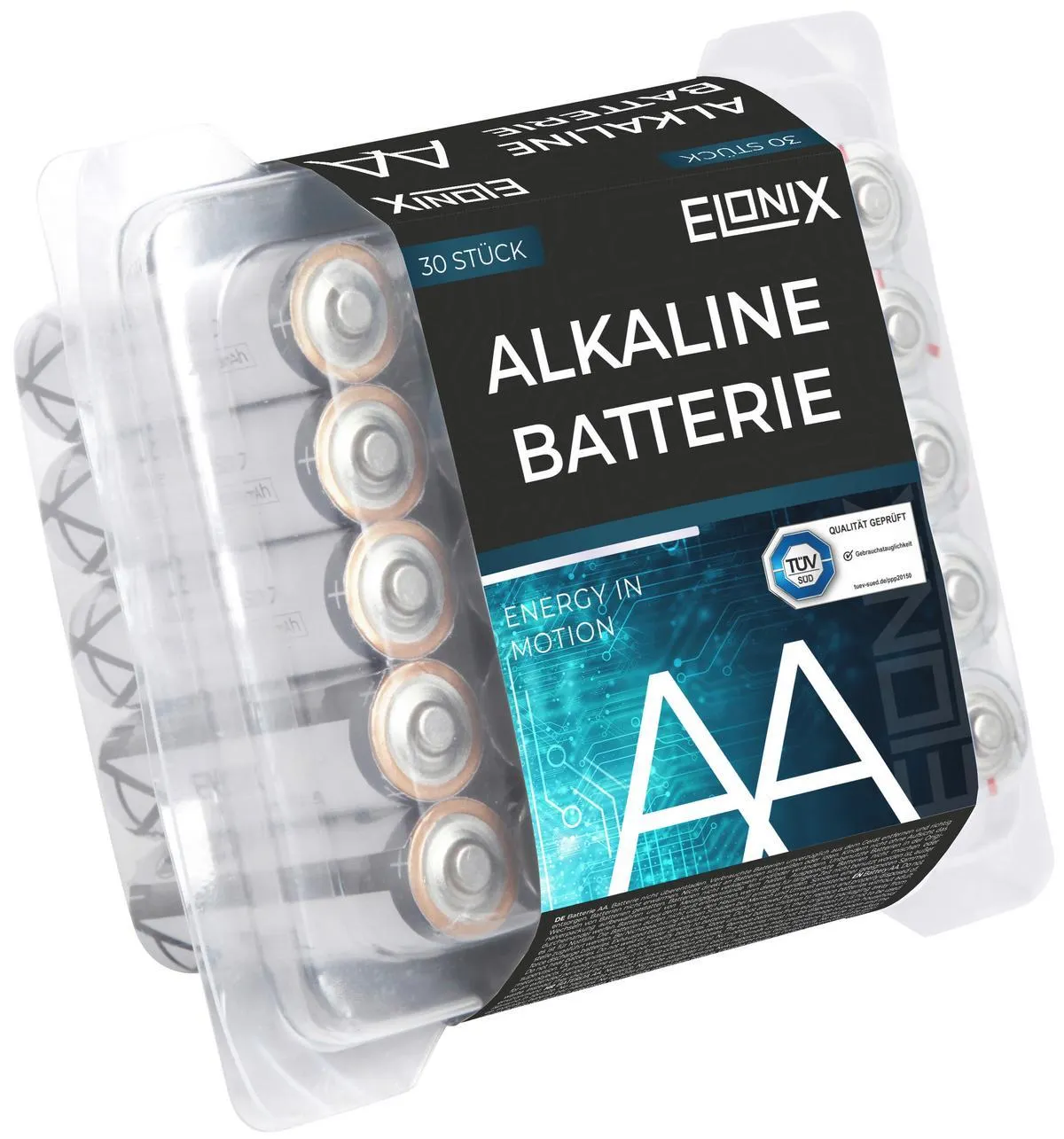 Batterie Alkaline LR6 AA 30er Packung