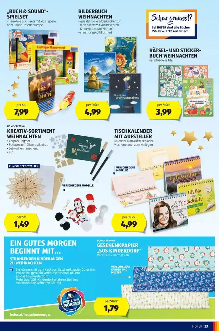 Blättern Sie online im HOFER Flugblatt von 27. November bis 11. Dezember 2024 - Flugblätt seite 37