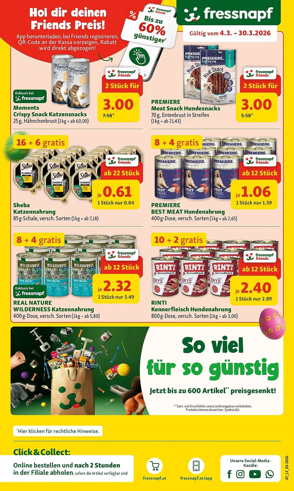 Fressnapf Flugblatt von 4. März bis 7. März 2026 - Flugblätt seite 8