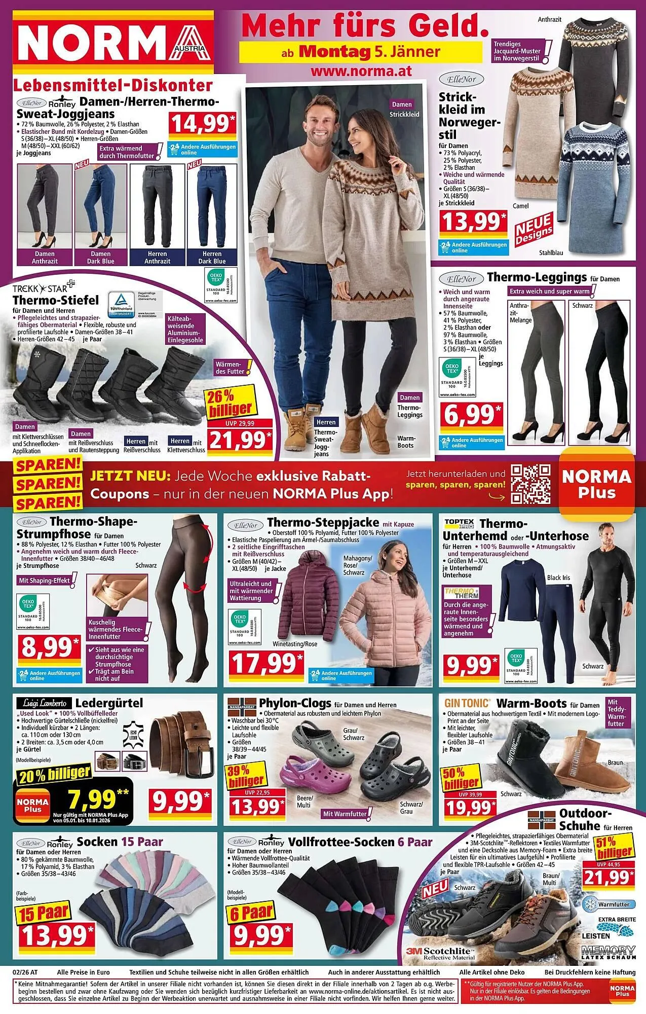 Norma Prospekt von 5. Jänner bis 11. Jänner 2026 - Flugblätt seite  1