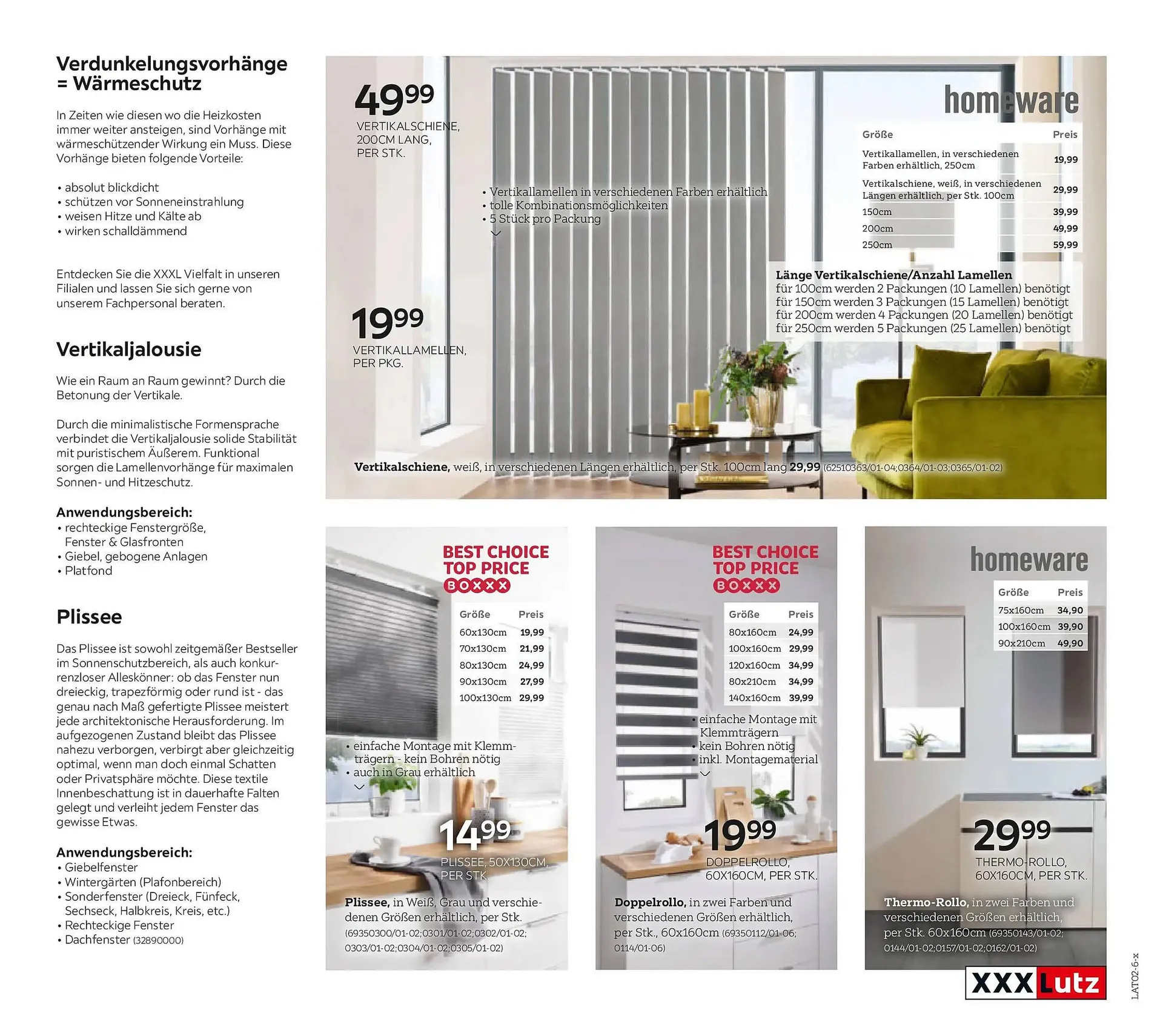 XXXLutz Prospekt von 20. Februar bis 25. Dezember 2026 - Flugblätt seite  167