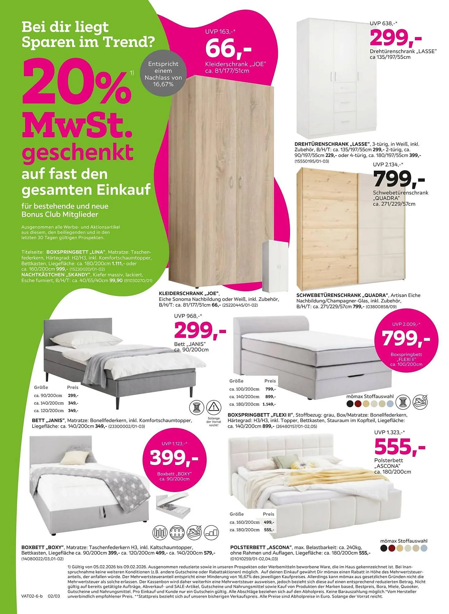 Mömax Flugblatt von 4. Februar bis 10. Februar 2026 - Flugblätt seite  2