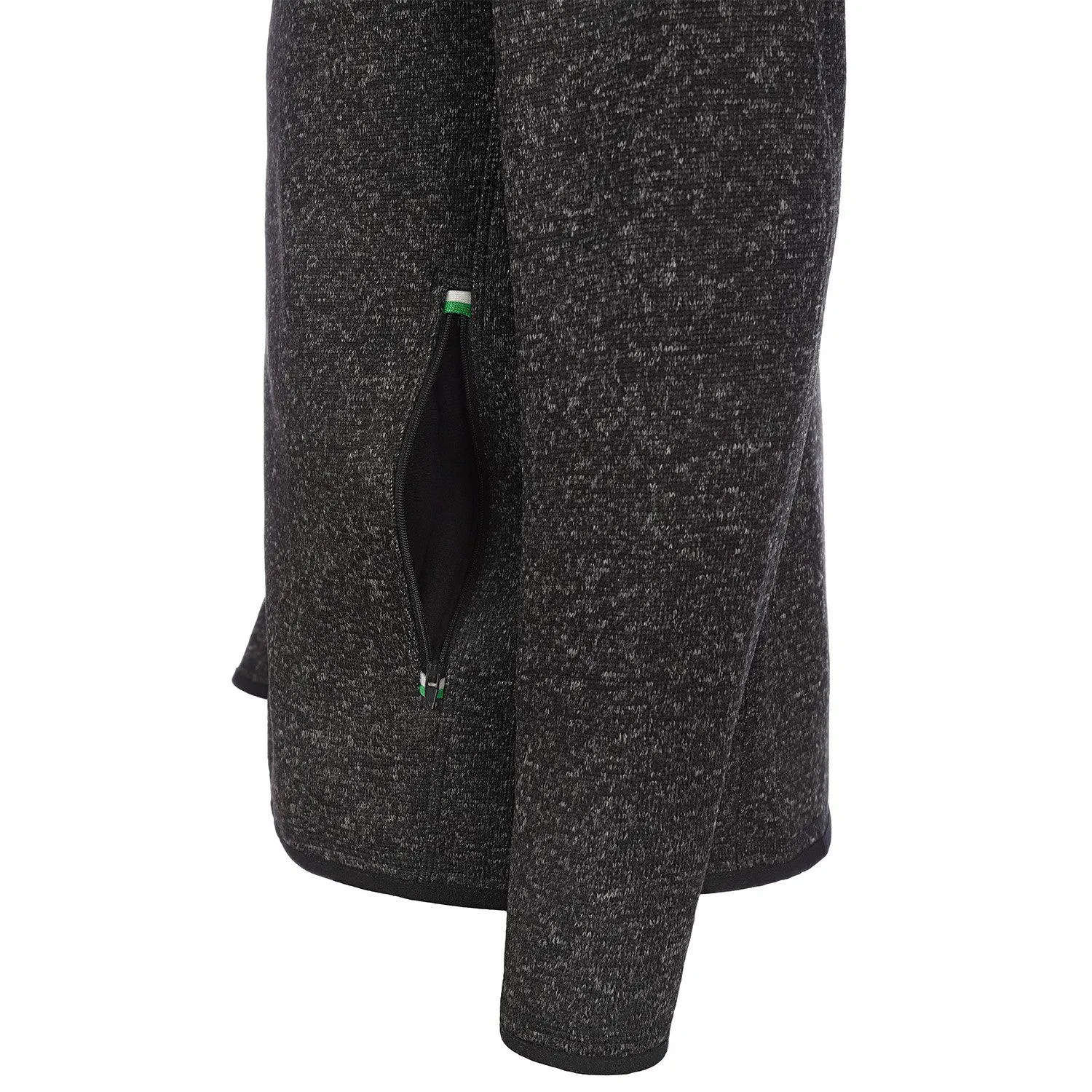 Herren Strickfleece Jacke “Steiermark”, Anthrazit