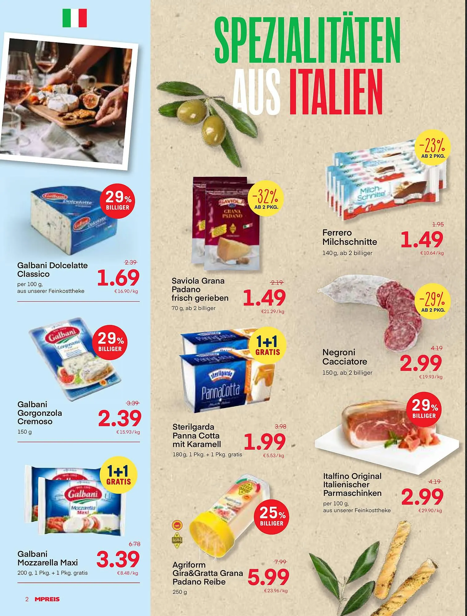 MPreis Flugblatt von 25. September bis 1. Oktober 2023 - Flugblätt seite  2